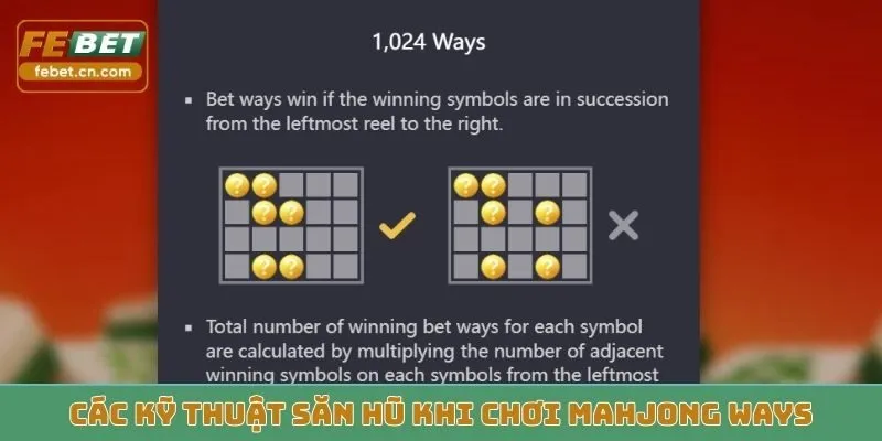 Các kỹ thuật săn hũ hiệu quả khi chơi Mahjong Ways