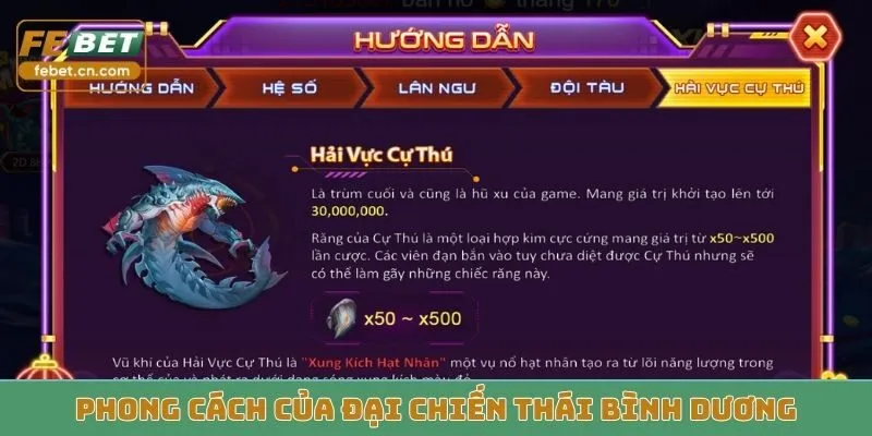 Phong cách đặc biệt của Đại Chiến Thái Bình Dương