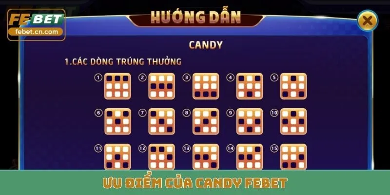 Ưu điểm của Candy Febet