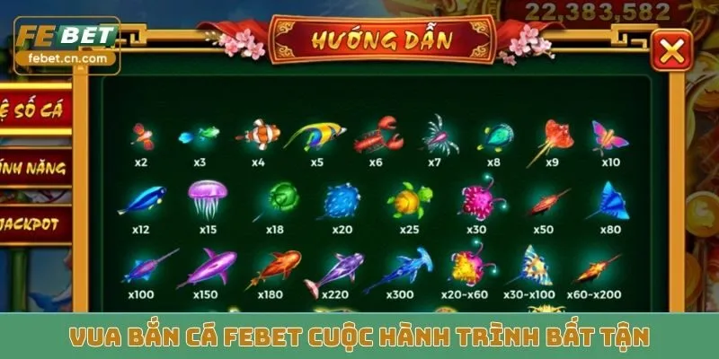 Vua Bắn Cá Febet cuộc hành trình bất tận